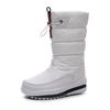 2024 Women's Warm Mid-Tube Cotton Snow Boots - Thick, Comfortable, Non-Slip, Fashionable Winter Footwear