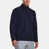 Under Armour Спортивная футболка Meridian с длинным рукавом и высоким воротником на ¼ молнии для мужчин, цвет темно-синий 1379673-410