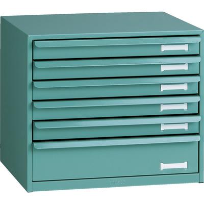 TRUSCO Настольный ящик для инструментов, широкий, 6 ярусов, 384X327XH327 DT-L1S5