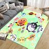 Коврик для пола Anpanman Family Square, Нескользящий коврик для пола в спальню, Идеальный подарок для поклонников Анпанмана