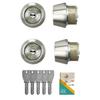 TOSTEM FG-E Ligero Alpha/Ligero V Entrance Door Replacement Key, DN Cylinder Lock with Dimple Key, LIXIL DDZZ3023 (Z-201-DSMB), QDJ-695, QDJ-696, QDJ-