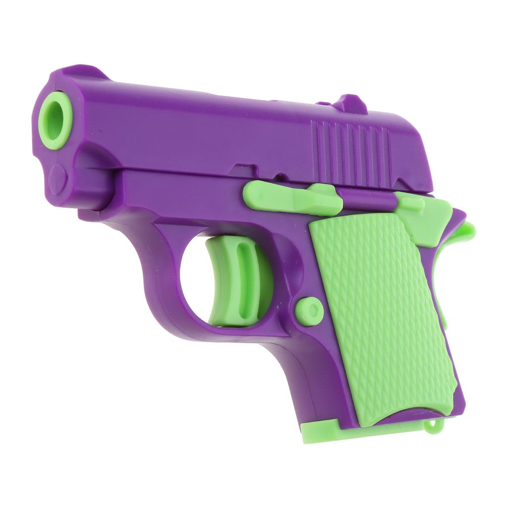 Gravity Fidgets Guns Toy Mini 3D Print Carrot Pistol Stress Toy Playful Entertainment Toy for Adult Kids HandTherapy