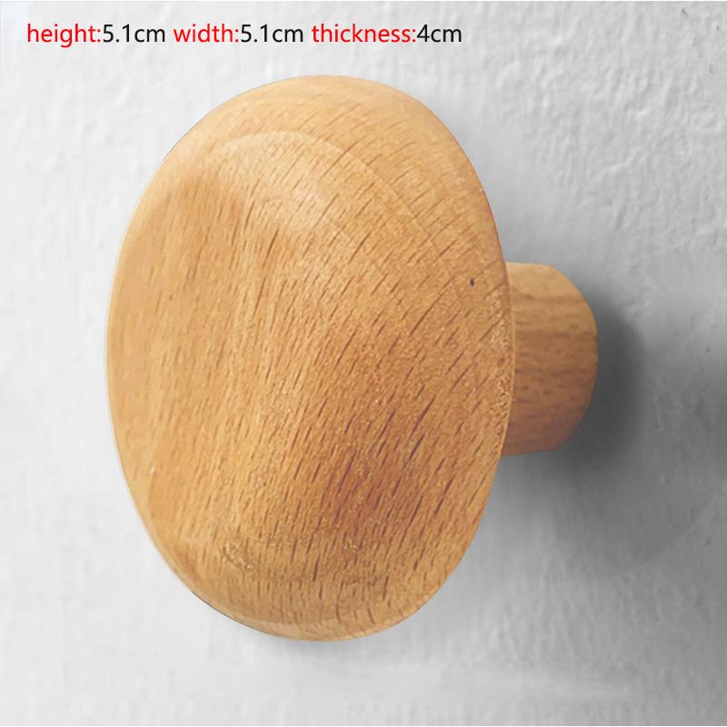 Настенный крючок для одежды в форме гальки, вешалка для одежды из натурального дерева, декоративная вешалка для ключей, шляп, шарфов, сумок, вешалка для ванной комнаты