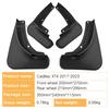 For Cadillac XT4 2017- Mudguards Fenders Black ABS Material Auto Tire For Protection Vehicle Exterior Styling Accessory