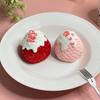 Новый силиконовый сжимаемый медленно восстанавливающийся клубничный мягкий фиджет-мяч для снятия стресса и тревоги
