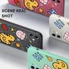 Милый милый чехол для телефона с изображением животных для Redmi Xiaomi POCO Note 10 Pro 9 9A 9T 10C 8 7 11 Lite 5G X3 M3 с квадратным краем, мягкая полная защита камеры, мягкий чехол из ТПУ