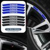 Car Wheel Rim Stickers 4PCS Auto Wheel Hub Decal for Volvo Rdesign Polestar AWD V50 S60 XC60 S40 XC40 XC90 V60 S80 S90 V90 V70