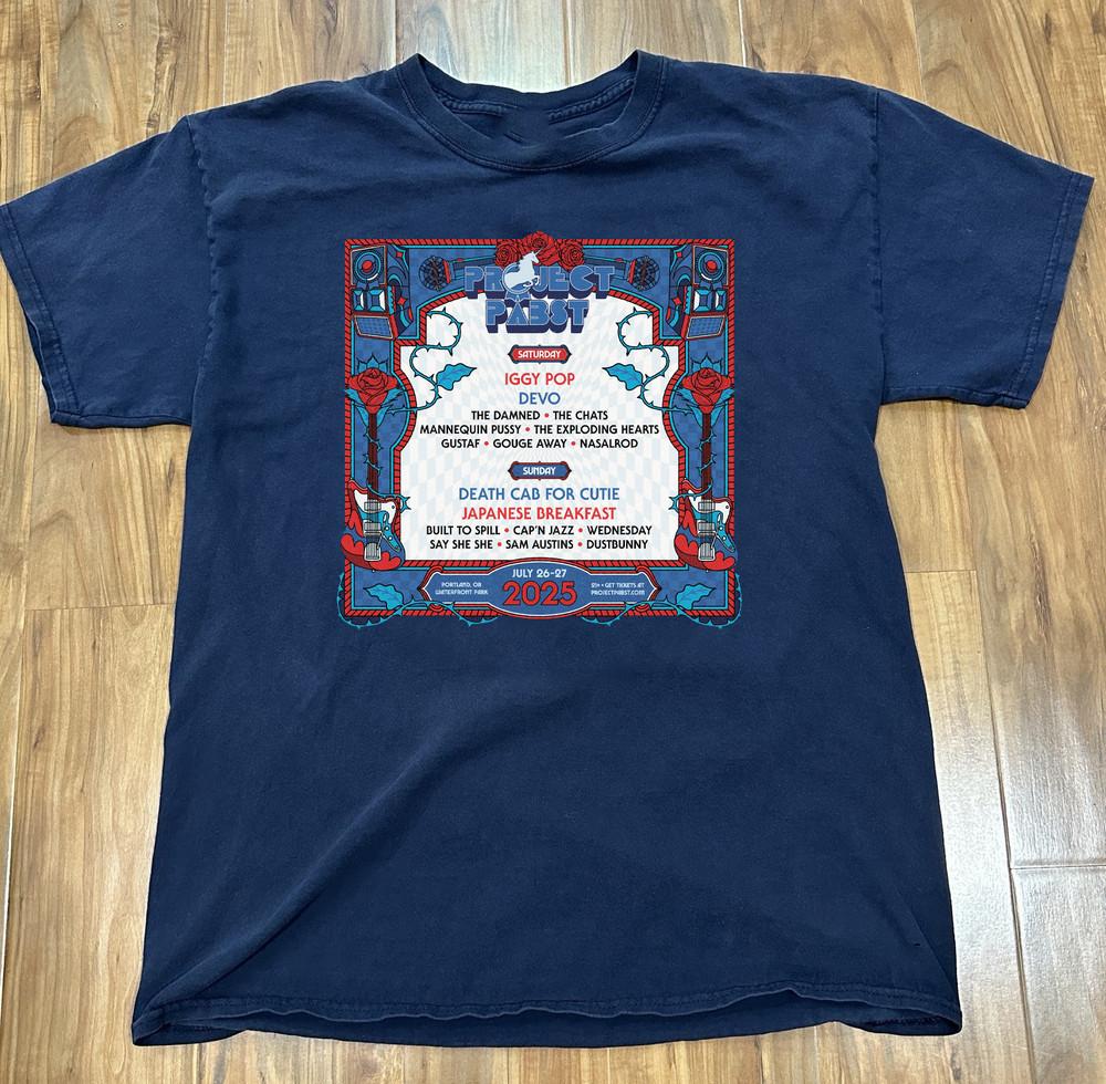 NEW Project Pabst 2025 T Shirt Navy All Size Gift fan Unisex T-Shirt