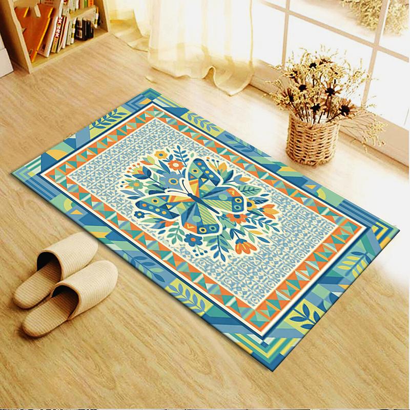2025 New Modern Butterfly Carpet Rug for Living Room Bedroom Home Sofa Decoration,Kids play Non-slip Floor Mat76