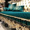 Европейский чехол для дивана, роскошная короткая плюшевая стеганая Нескользящая подушка для дивана, утолщенная подушка для сиденья 1/2/3/4, диванное полотенце, домашний декор