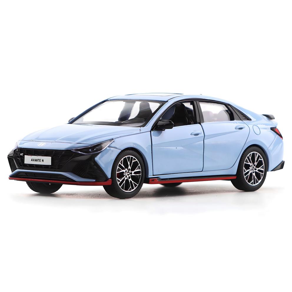 Hyundai Motor Avante N Модель автомобиля литая Серия 2 - Синий (1шт)