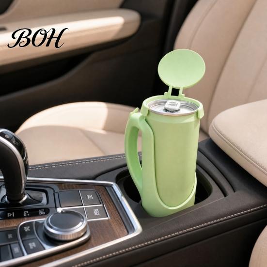 Portable Drink Lid Can Cover for Soda Cans, Snap on 11/12oz Coke Sparkling Flexible Seal Water, Splash Proof Leak Guard Car Cup Holder, Reusable