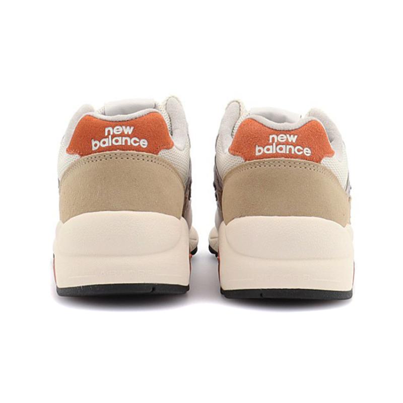 New Balance NB 580 Прочные Дышащие Повседневные Кроссовки с Низким Верхом Унисекс Светло-Серые Кроссовки CMT580CS(ширина D))