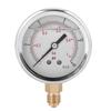 TS PGG6041bar 14 BSP Y60 Radial Oil Filled Pressure Gauge for Machinery Chemical Industry