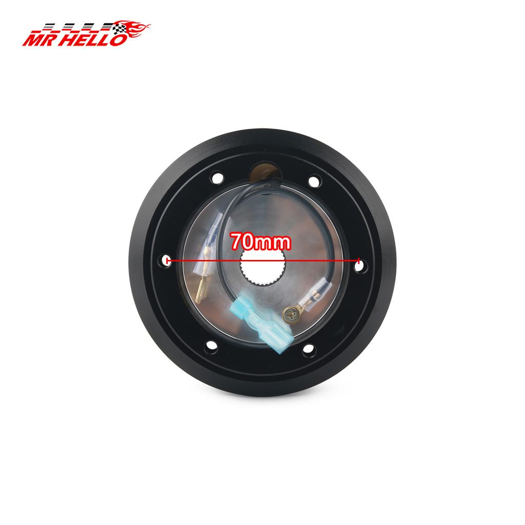 Aluminum Steering Wheel Boss Kit Hub Adapter Car Refit Kit Steering Wheel Connector Base Adapter For Honda 130H