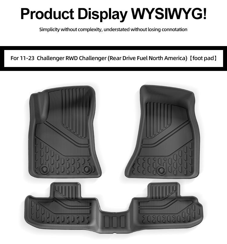 Всепогодные ТПЭ коврики для Dodge Challenger 2011-2023