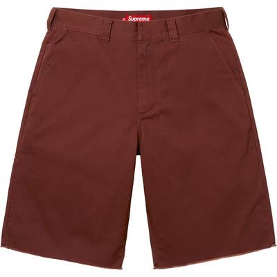 Supreme Рабочий Шорт 25SS Махагон