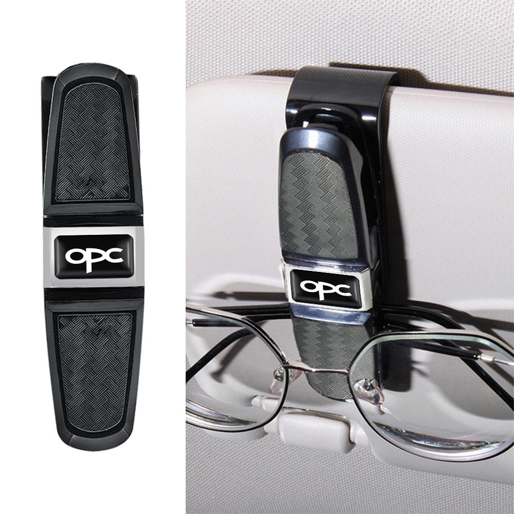 Car Sun Visor Glasses Clip Card Ticket Holder Sunglasses Storage Fastener For Opel Mokka Corsa Meriva Zafira J Car Wheel Hubcap CA3