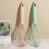 Fashionable Kitchen Accessories Silicone Handle Cook Egg Beater Stirring Whisk Blender Egg Mixer