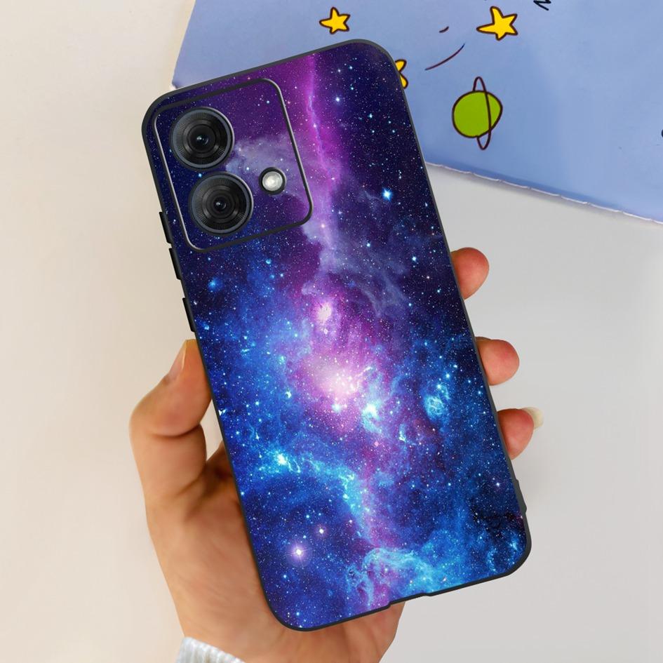 For Motorola Moto G84 5G Case 2023 New Stylish Butterfly Cat Slim Black Silicone Soft TPU Phone Cover For Moto G84 5G G 84 Coque