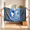 Kks Lech Poznan (1) Flannel blanket a soft accent for the bedroom and living room and a cozy home gift
