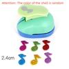 Labor Saving DIY Paper Cut Puncher Random Color DIY Embossing Punches  for Card