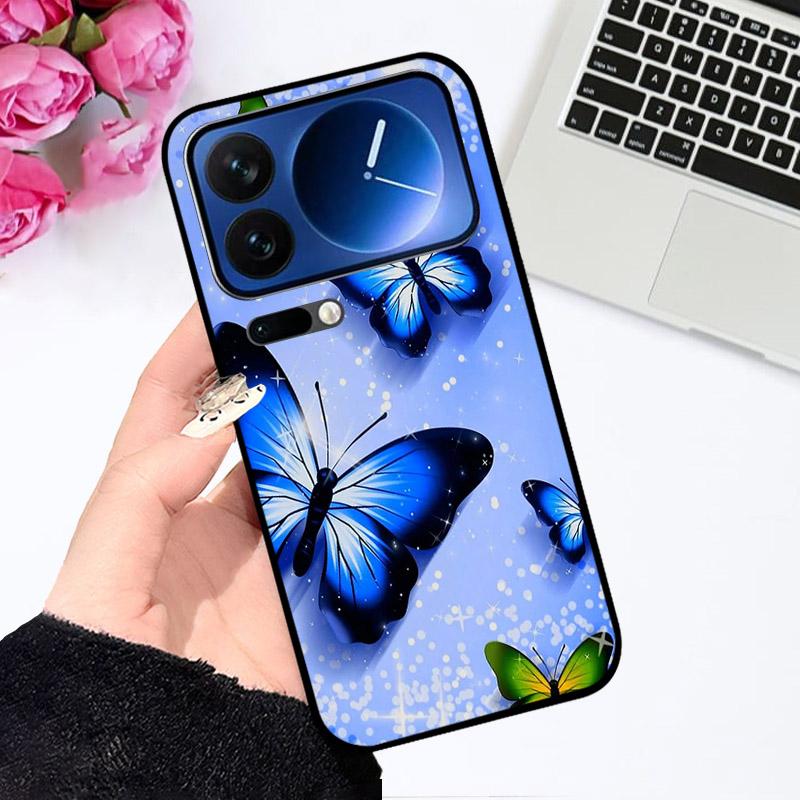 Силиконовый чехол для Xiaomi 17Pro/17 Pro Max, противоударная задняя крышка телефона, милые расписные Fundas для Xiaomi17 Pro Max, мягкий ТПУ корпус