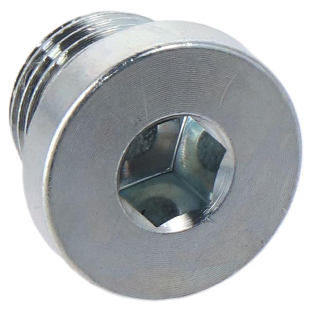Серебряная шестигранная резьбовая пробка из нержавеющей стали, резиновая уплотнительная масляная пробка, винт, рабочий
