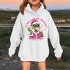 Children's Fashionable Casual Long-sleeved Loose Christmas Print Pullover Hooded Sweatshirt