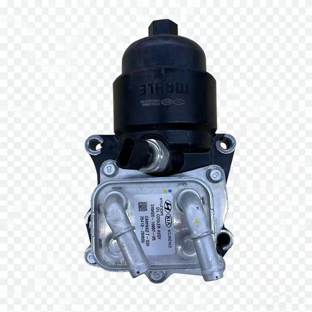 26300-2M800 fits Hyundai and Kia models with oil filter assemblies and radiators.