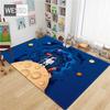 Cartoon Rocket Astronaut 3D Carpet Space Flannel Sponge Floor Mat Teen Room Rug Cute Mat Bedside Carpet