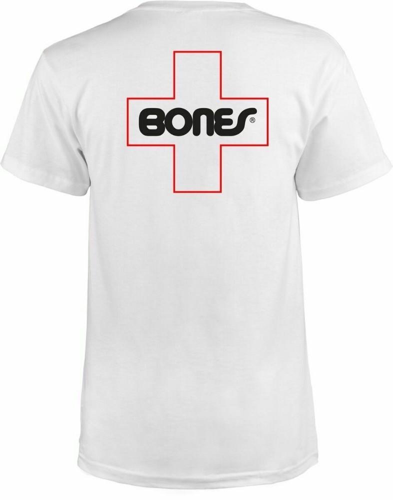 Powell Peralta BONES SWISS OUTLINE POCKET Skateboard T Shirt WHITE Unisex T-Shirt