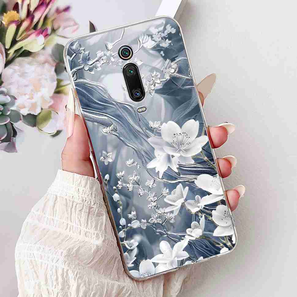 Чехол для Xiaomi Mi 9T M1903F10G, модная расцветка, мягкий силикон, ТПУ-покрытие, для Xiaomi Mi 9T Mi9t 6.39", чехол с рисунком "Цветочная девочка"