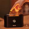 Aroma Diffuser Air Humidifier Ultrasonic Cool Mist Maker Fogger LED Essential Oil Flame Lamp Black
