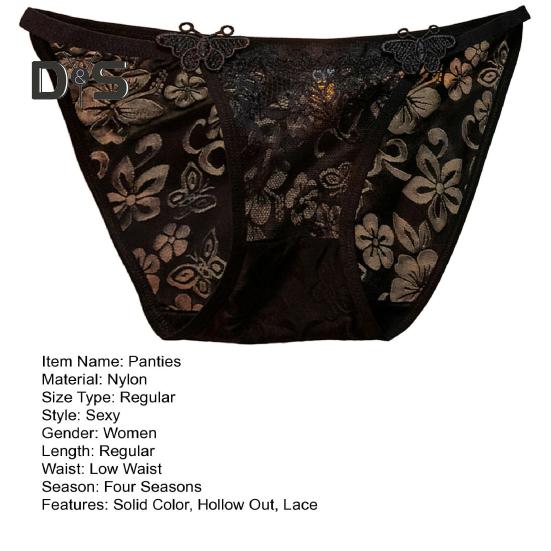 Женские трусики, прозрачные кружевные цветочные вышивки, аппликация, мягкая сетка, хлопковая промежность с низкой талией, тонкие мягкие дышащие трусы с бантом, декор, женские трусы