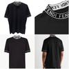 Used FENDI Mock Neck T-Shirt, Black, Regular Domestic, Overseas Size L, Meguro Ren Worn