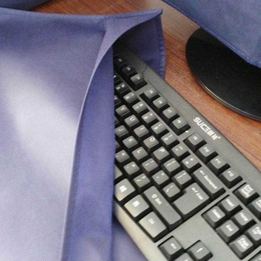 3шт синий настольный компьютер пылезащитный чехол 19 до 34 дюймов компьютер защитный чехол компьютер