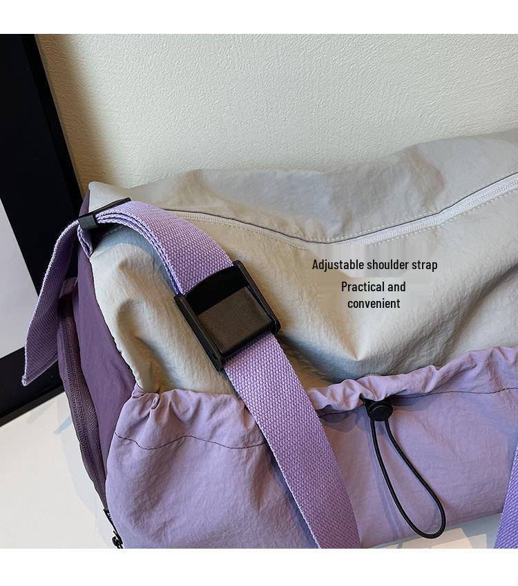 Женская легкая спортивная и дорожная сумка - Прочная, вместительная, с отделением для влажных/сухих вещей, идеально подходит для фитнеса и коротких поездок.