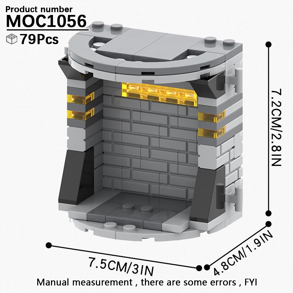 Подставка MOC для фигурок из фильмов, аниме, военных action figures, подставки для демонстрации, совместимые с блоками-коробками 75257 05007 75105, Игрушки-кубики High-Speed Championed, Наборы