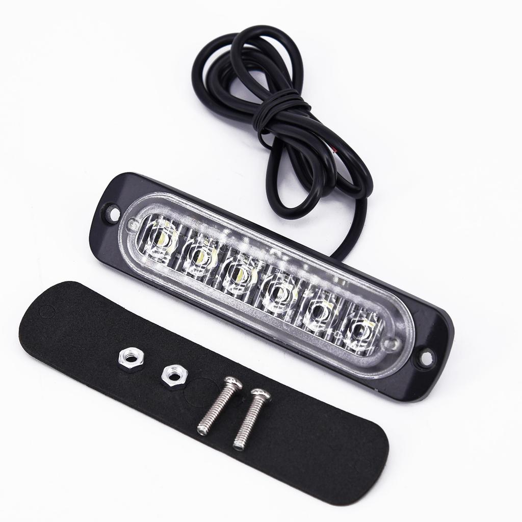 20X 12V-24V 18W Car White 6LED DRL Fog-Light Headlight Flash Lamps Running Light