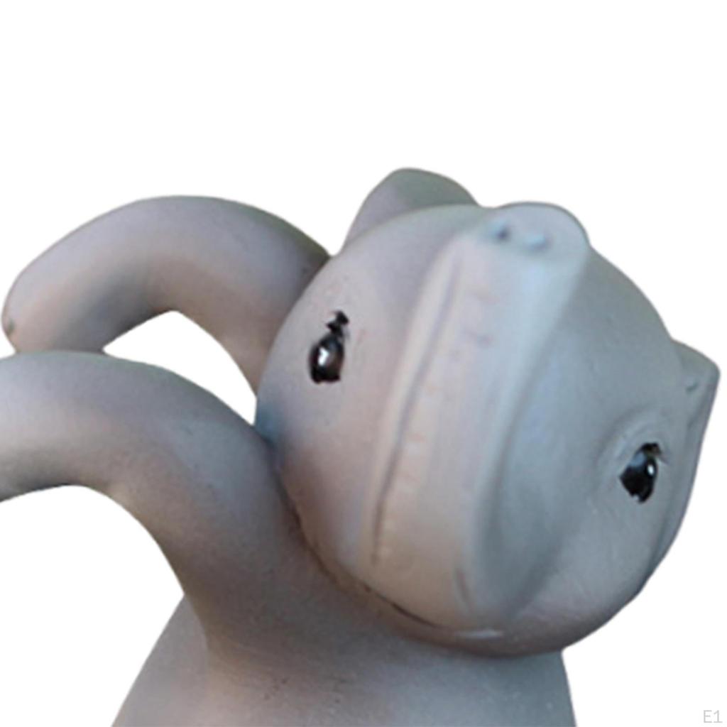 2 шт. Миниатюрные фигурки для обнимашек в виде цветочных горшков в виде слона, декоративные мини-статуэтки, скульптуры животных