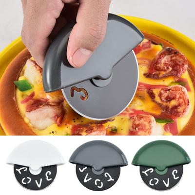 Нержавеющая сталь резак для пиццы антикоррозийный круглый режущий круг нож для пиццы с крышкой инструменты для выпечки кондитерских изделий кухонные гаджеты