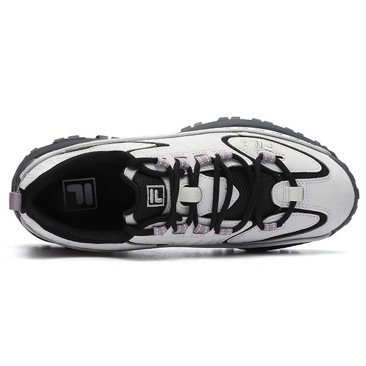 Fila Модные кроссовки Спортивные Повседневные Амортизирующие Прочные Низкие Кроссовки для пап Женские кроссовки Серые Черные F12W144136FNB