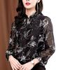 Chiffon Shirts, Fashionable Women's Clothing, Floral Thin Styles, Niche Outerwear Tops for Women