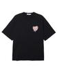 Casual MELTY HEART TEE BLACK [Milk Fed] S/S Women's