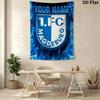 Custom Name FC Magdeburg Wall Tapestry Aesthetic Wall Hanging Printed Fabric Blanket Decorative Tapestries for Bedroom Living Room Home Decor