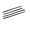 4 шт. Черная молдинг-полоса оконной двери для Nissan Patrol Y61 1995-2005 Защита резинового уплотнителя двери 82820-VB000