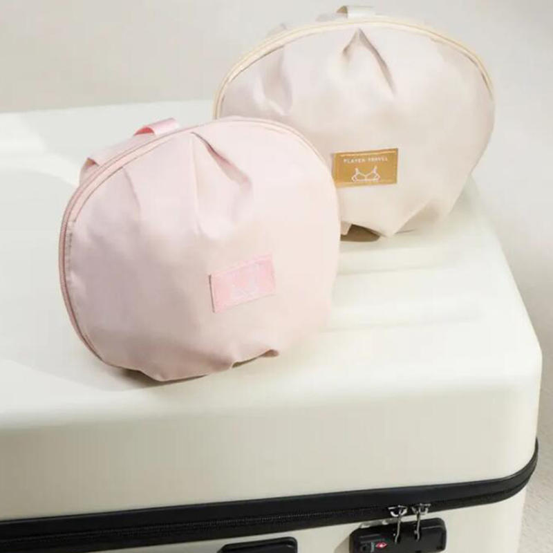 Пылезащитный органайзер для бюстгальтеров и нижнего белья с ручкой в форме ракушки, сумка для хранения нижнего белья на молнии, большой вместимости, сумки для сортировки одежды