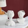 Грудь Обнаженные Фигуры Вазы Искусство Человеческого Тела Керамические Цветочные Горшки Украшение Стола Искусственные Цветы Декоративная Фарфоровая Цветочная Ваза