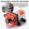 42 Series RV Diaphragm Water Pump 12V/24V Self Priming High Pressure Booster Pump for Yacht Caravan Camper Marine Water Supply